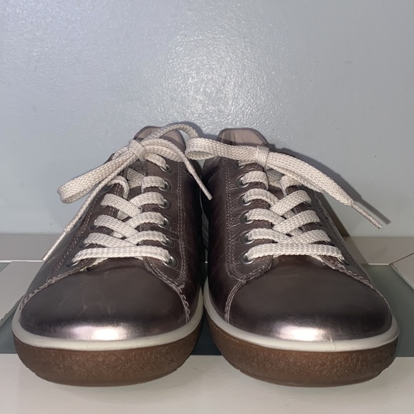 Shoes Ecco Chase Ii Tie In Moon Rock Metallic Women Casual Sneaker 40 (US 9-9.5) - Picture 14 of 14